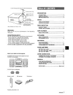 Preview for 3 page of Aiwa XR-M75 Operating Instructions Manual