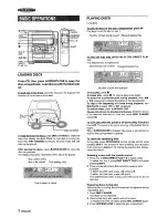 Preview for 10 page of Aiwa XR-M75 Operating Instructions Manual