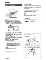 Preview for 12 page of Aiwa XR-M75 Operating Instructions Manual