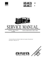 Aiwa XR-M77 Service Manual preview