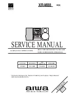 Предварительный просмотр 1 страницы Aiwa XR-M88 Service Manual