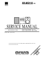 Aiwa XR-MD110 Service Manual предпросмотр