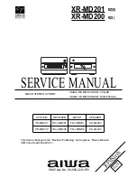 Aiwa XR-MD200 Service Manual preview