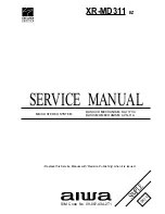 Aiwa XR-MD311 Service Manual предпросмотр