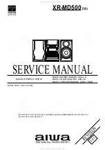 Aiwa xr-md500 Service Manual preview