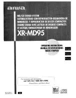 Предварительный просмотр 1 страницы Aiwa XR-MD95 Operating Instructions Manual