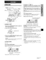 Предварительный просмотр 11 страницы Aiwa XR-MD95 Operating Instructions Manual