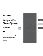 Aiwa XR-MG9 Operating Instructions Manual preview