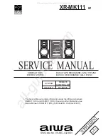 Aiwa XR-MK111 Service Manual предпросмотр