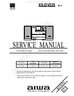 Aiwa XS-DV335 Service Manual предпросмотр