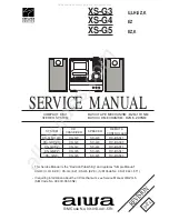 Aiwa XS-G3 EZ Service Manual preview