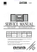 Предварительный просмотр 1 страницы Aiwa Z-HT530 Service Manual