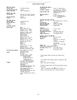 Предварительный просмотр 2 страницы Aiwa Z-HT730 Service Manual