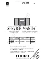 Aiwa Z-L500 Service Manual preview