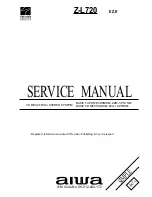 Aiwa Z-L720 EZ Service Manual предпросмотр