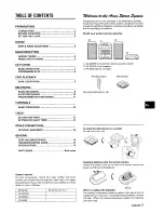 Preview for 3 page of Aiwa Z-R325 Operating Instructions Manual