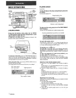 Preview for 8 page of Aiwa Z-R325 Operating Instructions Manual