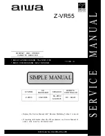 Aiwa Z-VR55 Service Manual предпросмотр