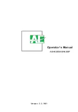 Preview for 1 page of AIYI Technologies AGH6200 Operator'S Manual