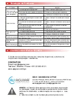 Предварительный просмотр 7 страницы Aj Aguiar FXD507 User Manual