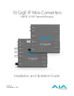 AJA Video Systems Inc IPR-10G-HDMI Installation And Operation Manual предпросмотр