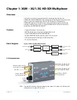 Preview for 4 page of AJA 3GM Installation & Operation Manual