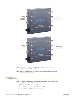 Preview for 10 page of AJA FiDO-2R Installation And Operation Manual