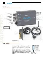 Предварительный просмотр 4 страницы AJA HD10CEA Installation And Operation Manual