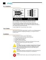 Предварительный просмотр 4 страницы AJA RH10DA Installation And Operation Manual