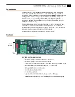 Preview for 3 page of AJA RH10MD Installation And Operation Manual