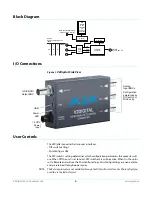 Предварительный просмотр 6 страницы AJA V2Digital Installation & Operation Manual