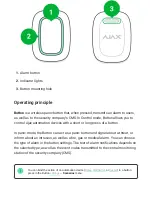 Preview for 2 page of AJAX Button User Manual