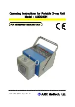 Предварительный просмотр 1 страницы AJEX 240H Operating Instructions Manual