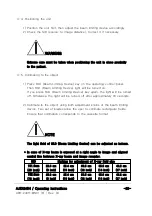 Предварительный просмотр 21 страницы AJEX 240H Operating Instructions Manual