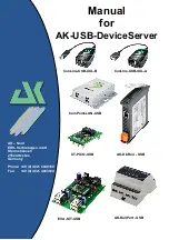 Предварительный просмотр 1 страницы AK-NORD AK-DinRail-USB Manual