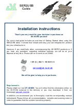 AK-NORD SER2USB Installation Instructions preview