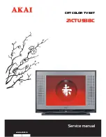 Предварительный просмотр 1 страницы Akai 21CTU93BC Service Manual