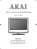 Akai 32-126J-GB-5B-HCU-UK User Manual предпросмотр