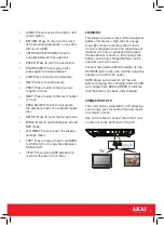 Preview for 9 page of Akai A51007 Instruction Manual