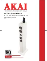 Preview for 1 page of Akai A58003 Instruction Manual