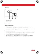 Preview for 7 page of Akai A58063 Instruction Manual