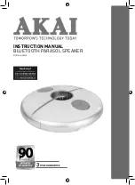 Akai A58066 Instruction Manual предпросмотр