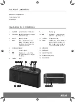 Preview for 5 page of Akai A61016 Instruction Manual