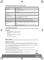 Preview for 9 page of Akai A61016 Instruction Manual