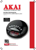 Preview for 1 page of Akai A61022 Instruction Manual