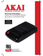 Akai A61024 Instruction Manual предпросмотр