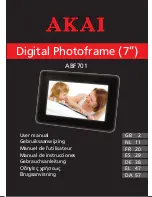 Akai ABF701 User Manual preview