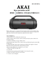 Akai ABTS-50 User Manual предпросмотр