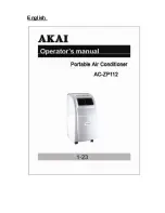 Akai AC-ZP112 Operator'S Manual preview