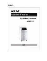 Preview for 1 page of Akai AC-ZP112 Operator'S Manual